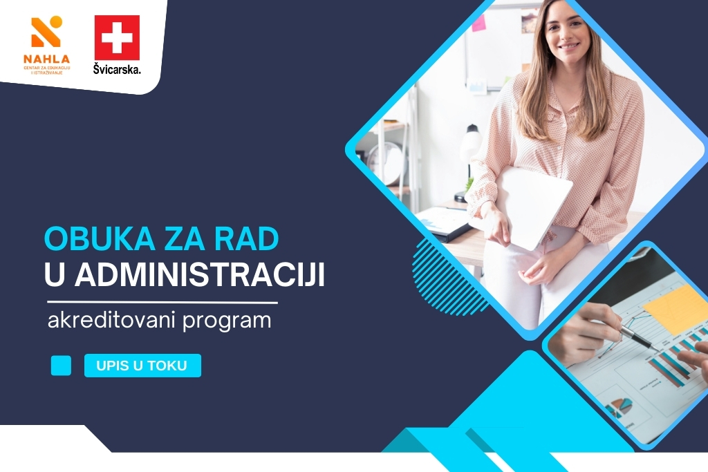 CEI NAHLA Facebook ad: Obuka za rad u administraciji - akreditovani program…