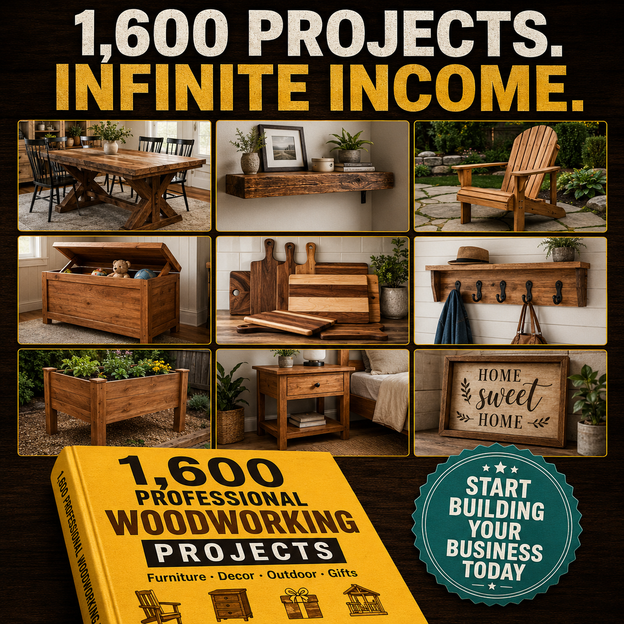 Expert Academy Facebook ad: Why do some hobbyists build perfect furniture on their…