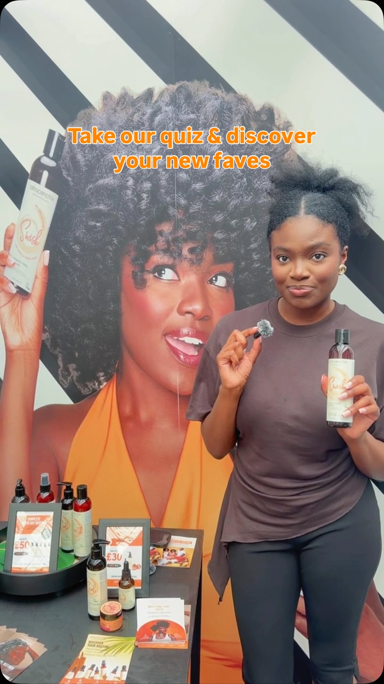 Afrocenchix Facebook ad: Finding products that actually work for your hair…