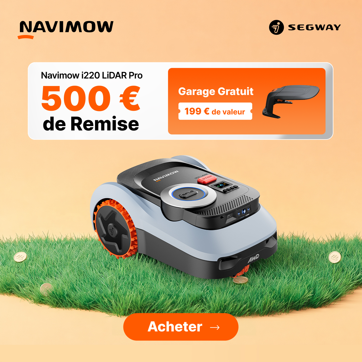 Segway Navimow FR Facebook ad