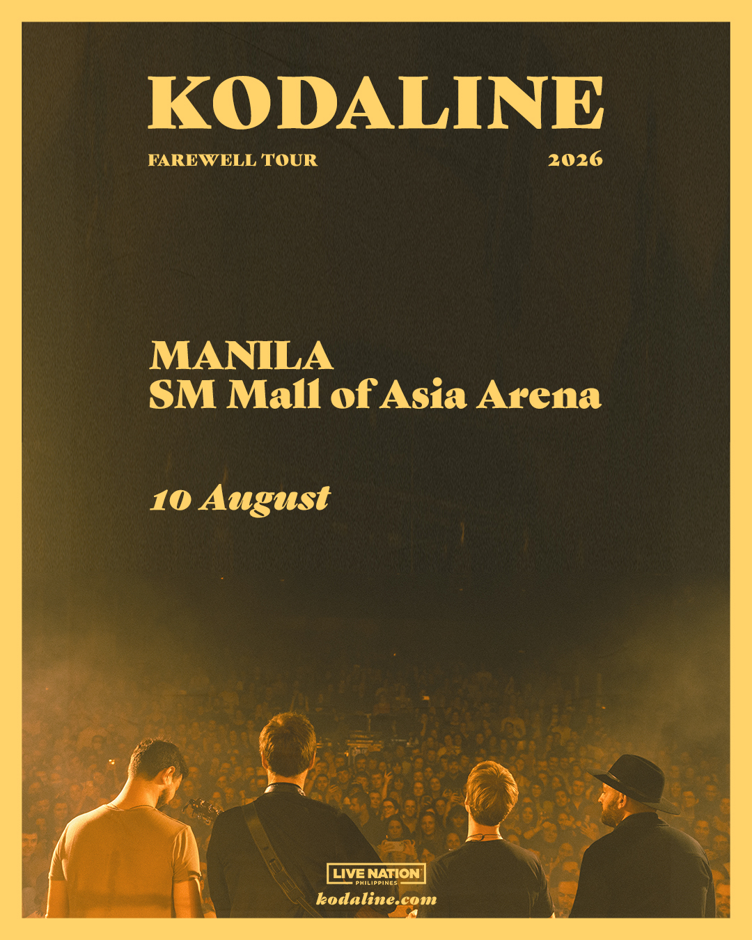 Live Nation Philippines Facebook ad: Manila, this is your last chance to see…