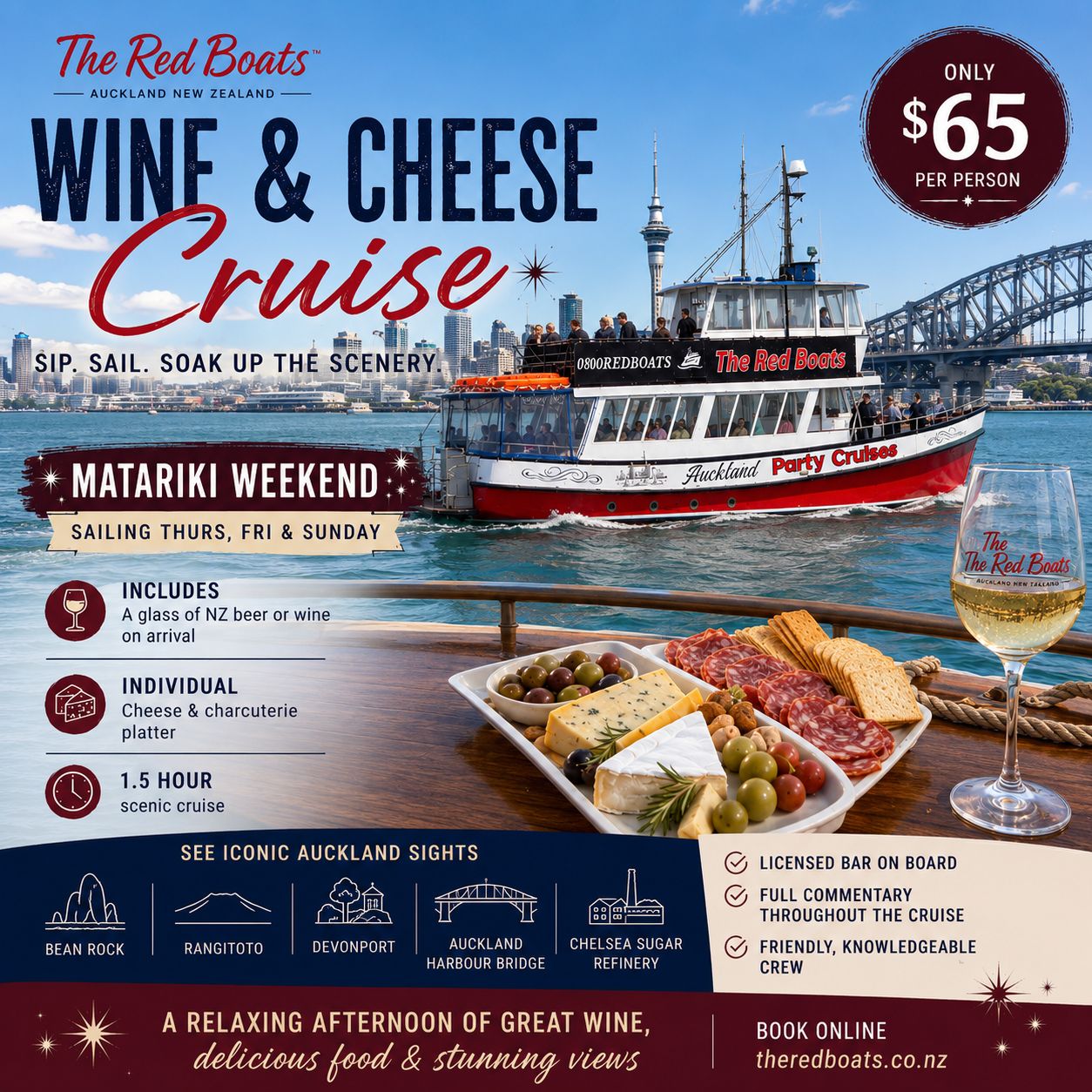 The Red Boats Facebook ad
