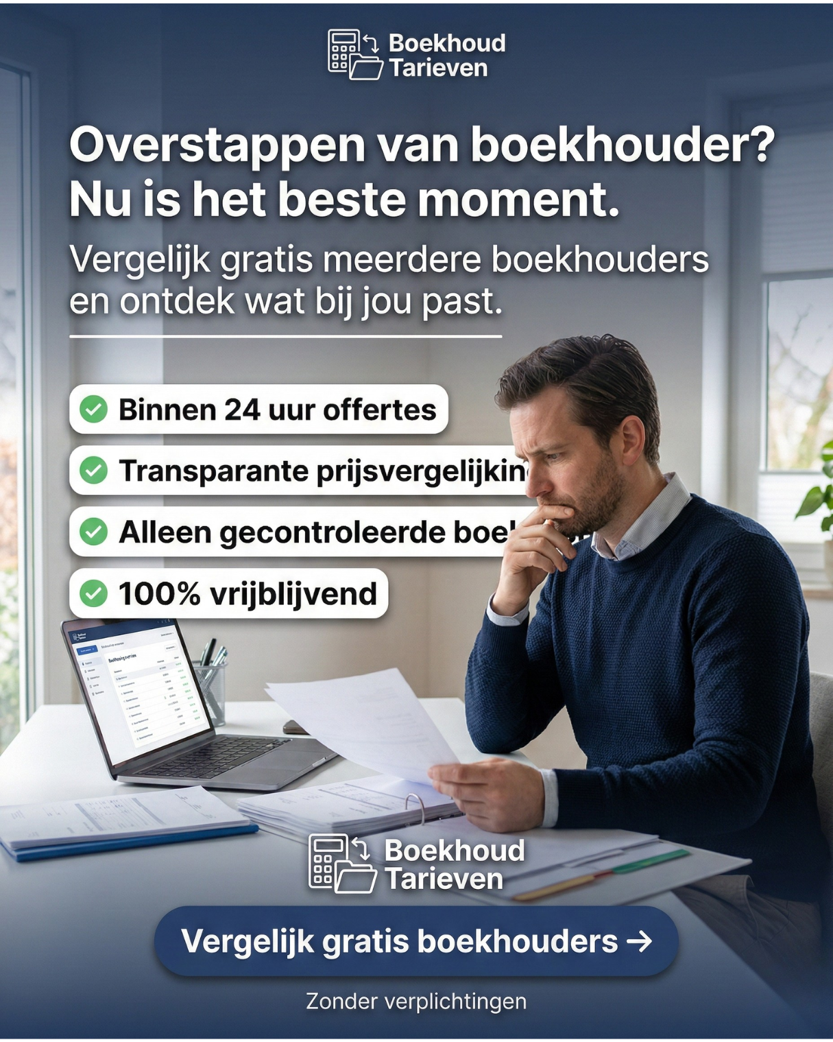 Boekhoud Tarieven Facebook ad