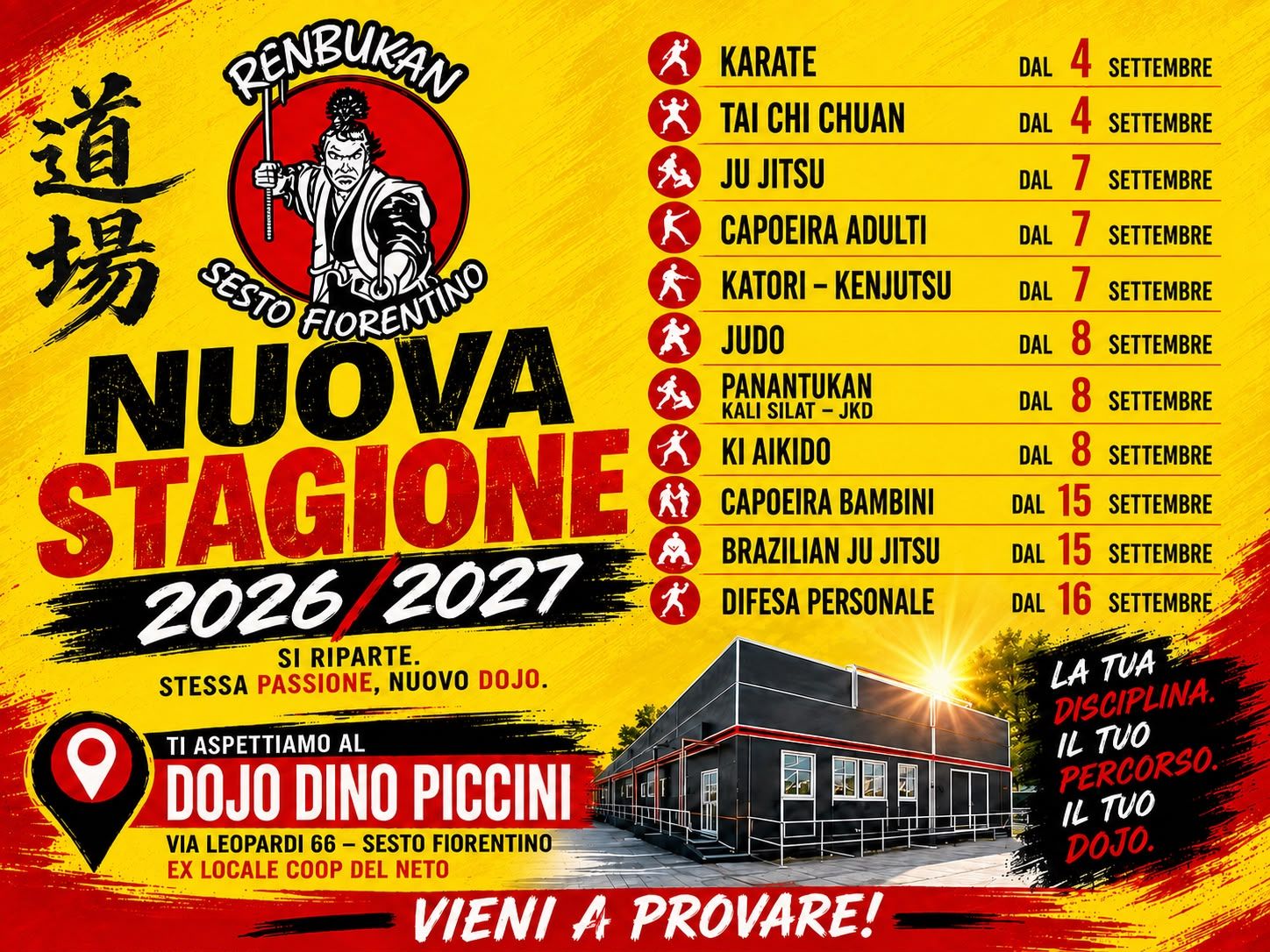 Renbukan SESTO Fiorentino ASD Facebook ad: Renbukan: Palestra di Arti Marziali in Sesto Fiorentino