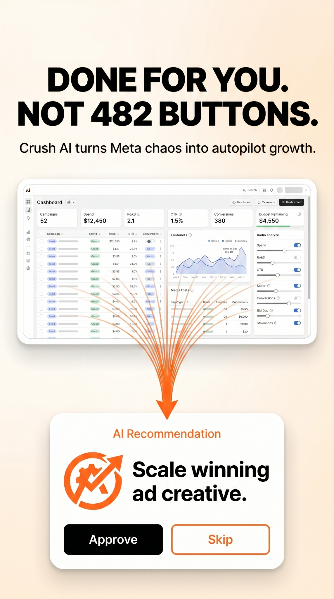 trycrush.ai Facebook ad
