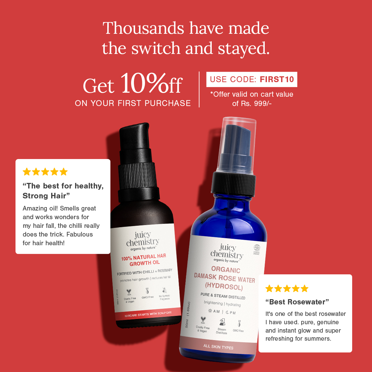 Juicy Chemistry Facebook ad