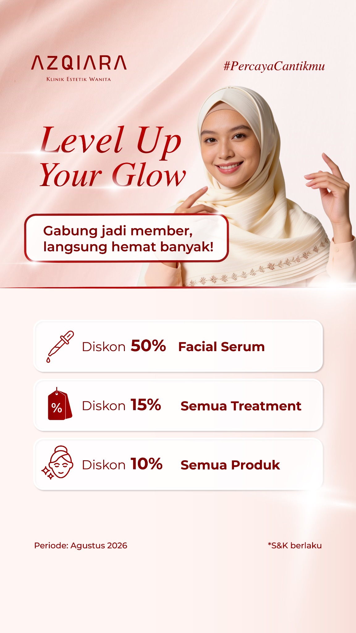 Azqiara Clinic Facebook ad from Jul 31, 2026