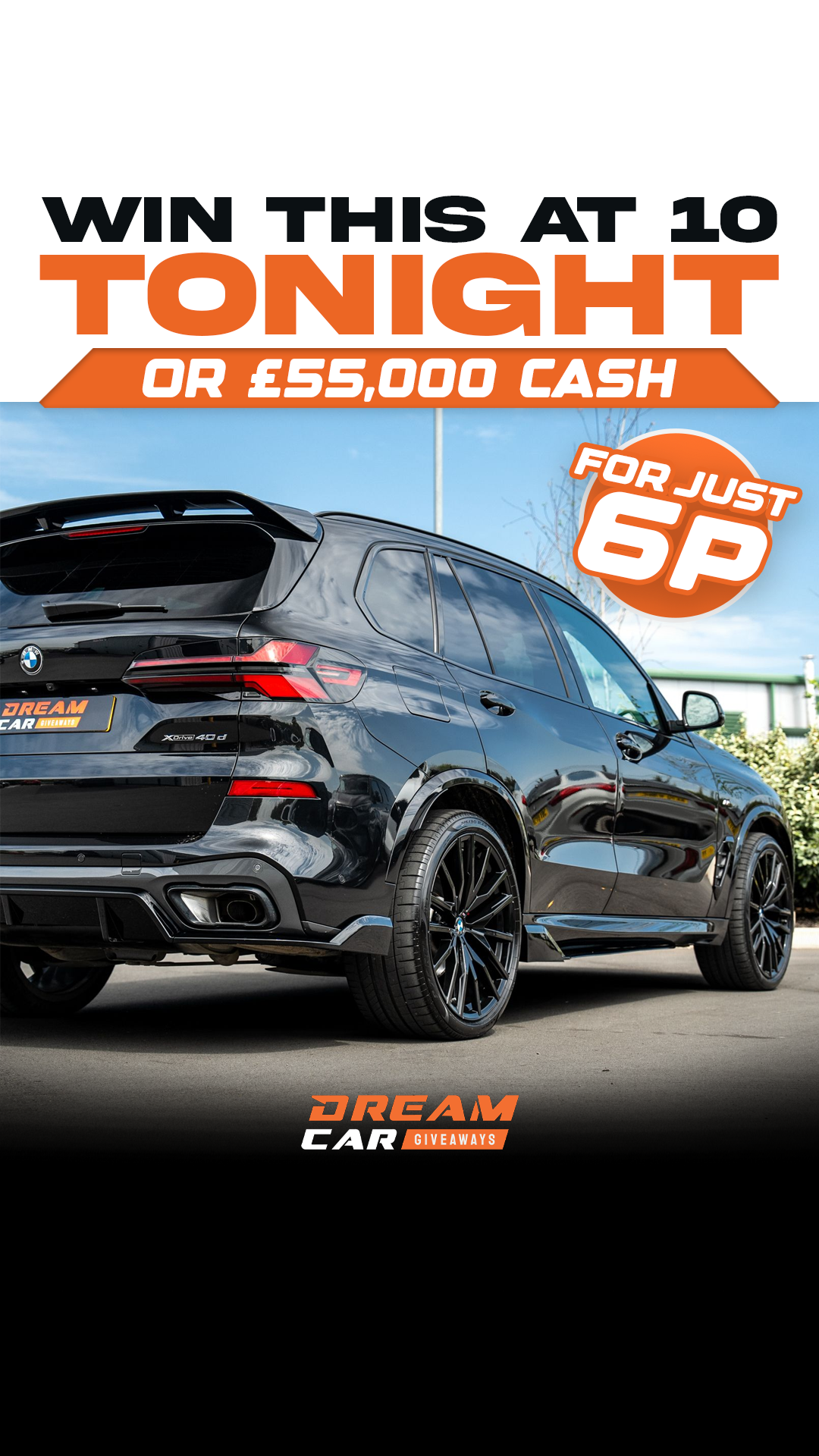 Dream Car Giveaways Facebook ad