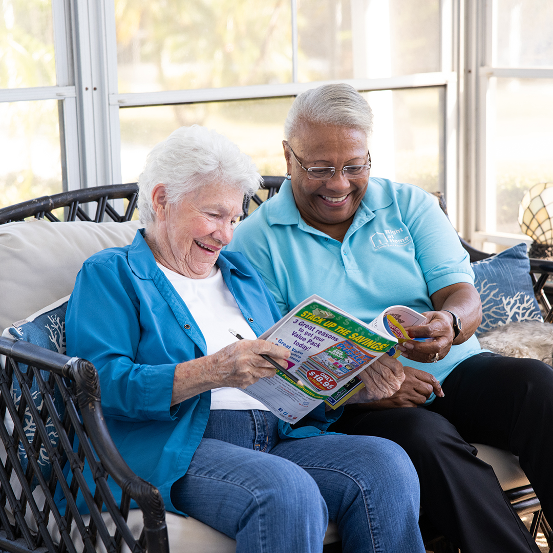 Right at Home Facebook ad: Care That Fits Your Life