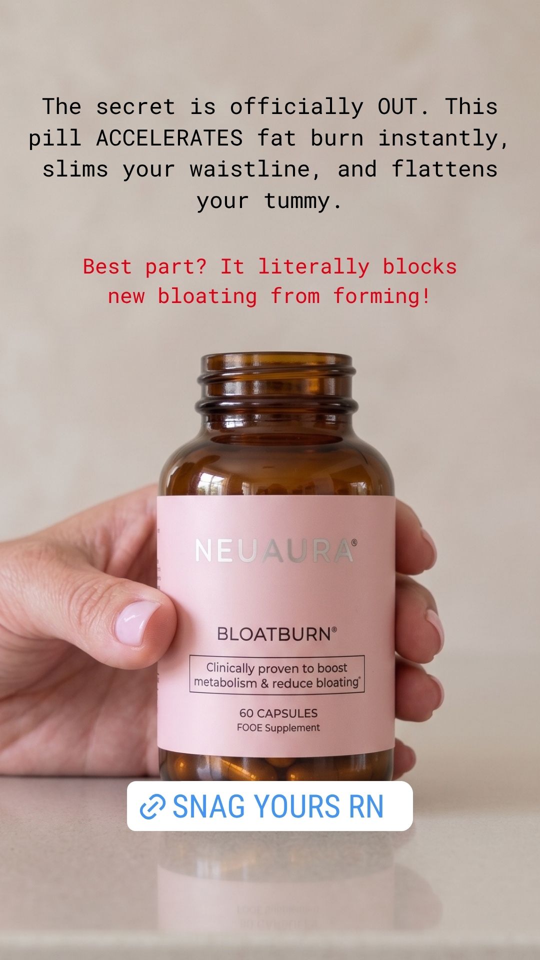 Beyond The Bloat Facebook ad