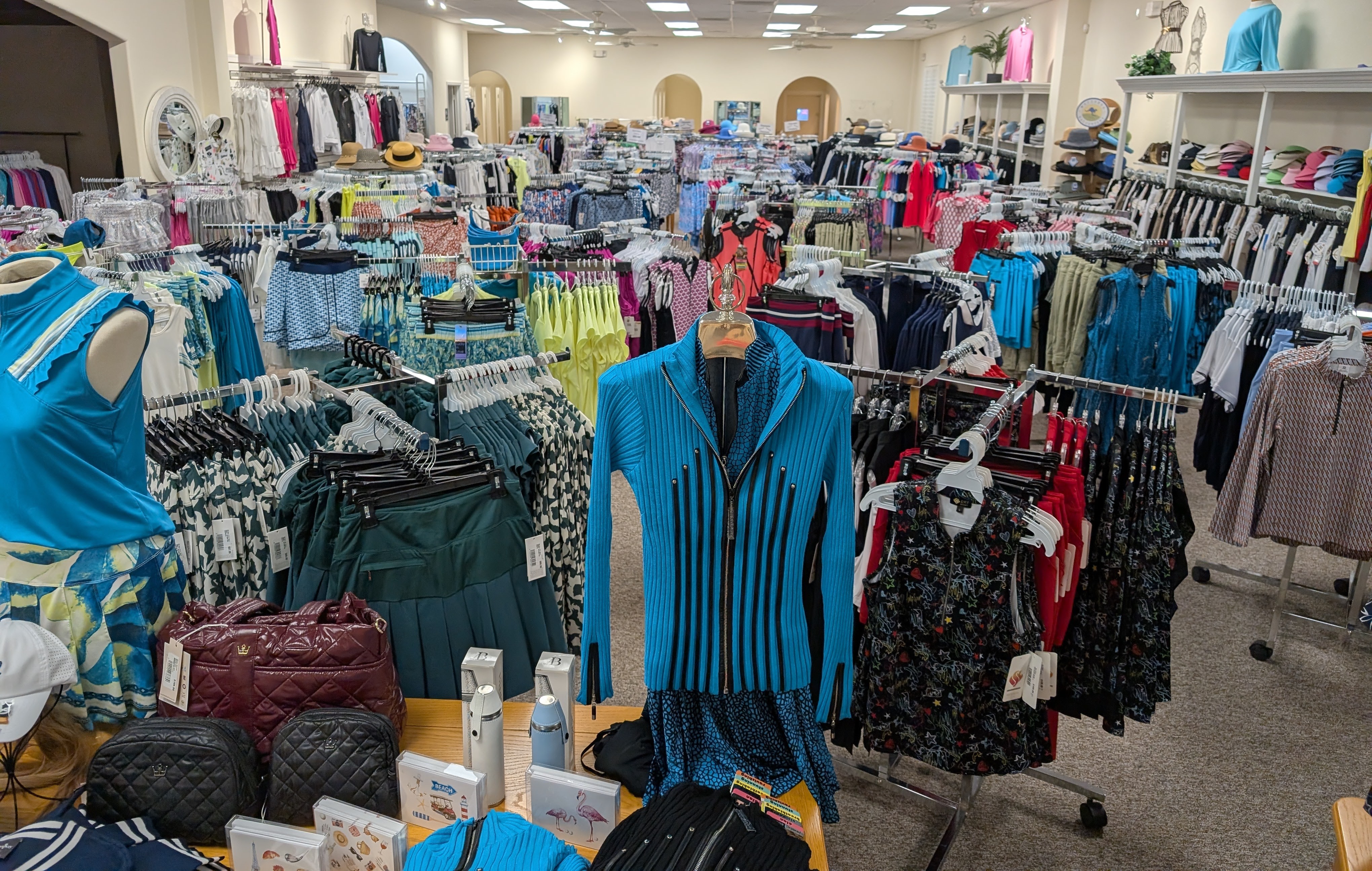 Tee 2 Court Women's Golf & Tennis Apparel Facebook ad: Our Stock is HUGE!