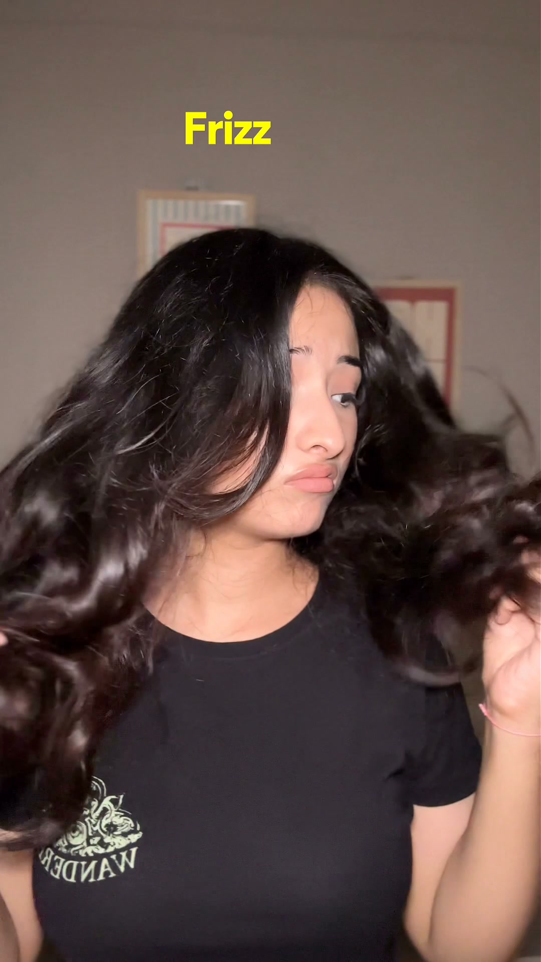 Sadhev Facebook ad: Control Frizz with Lightweight Formulation