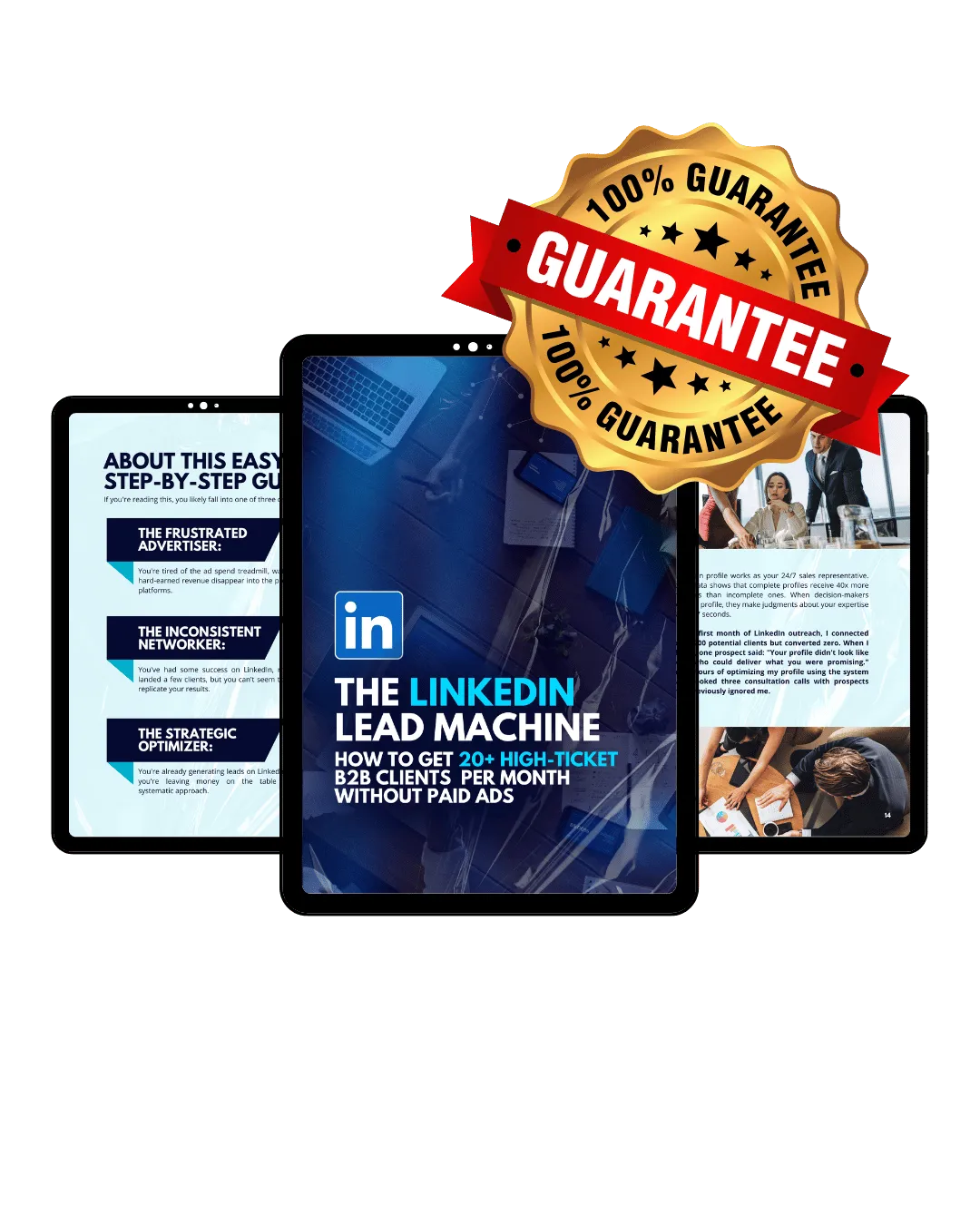 Guide Launch Facebook ad: The LinkedIn Lead Machine