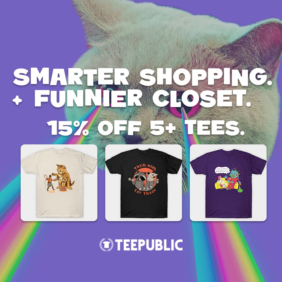 TeePublic.com Facebook ad