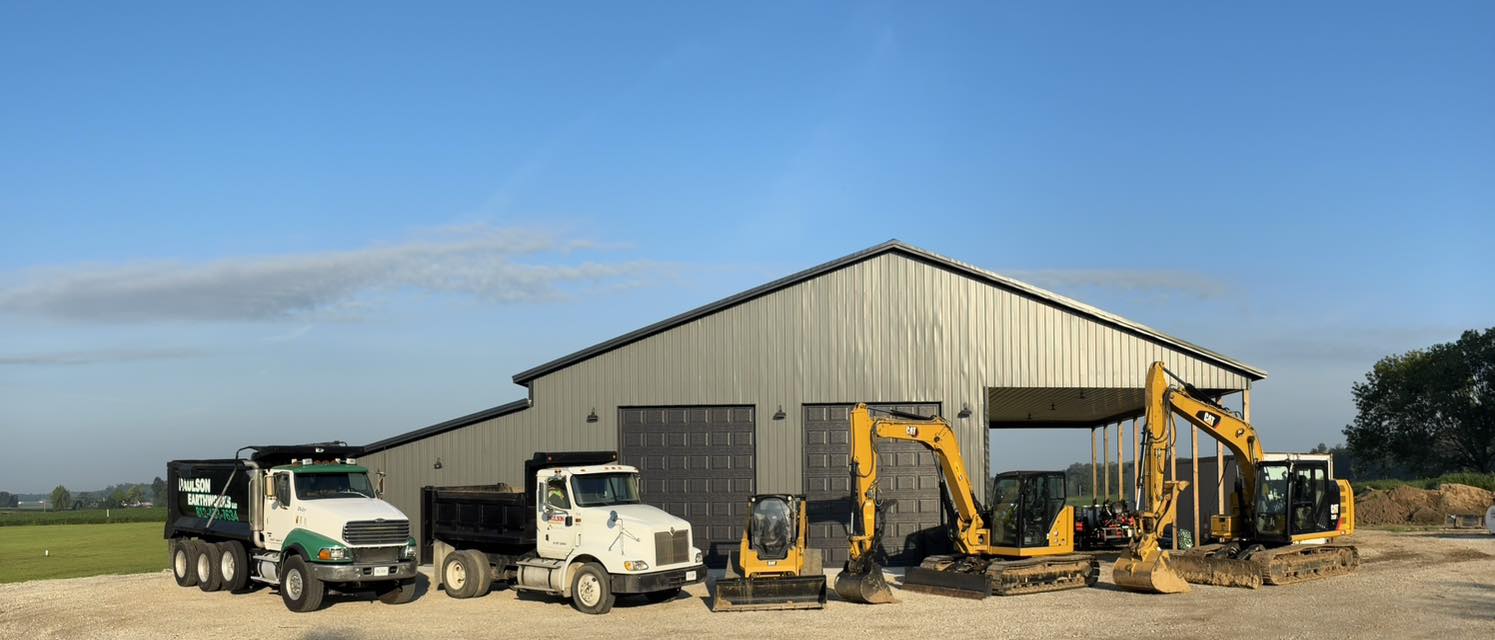 Paulson Earthworks Facebook ad: Are you needing a building pad, needing drainage…