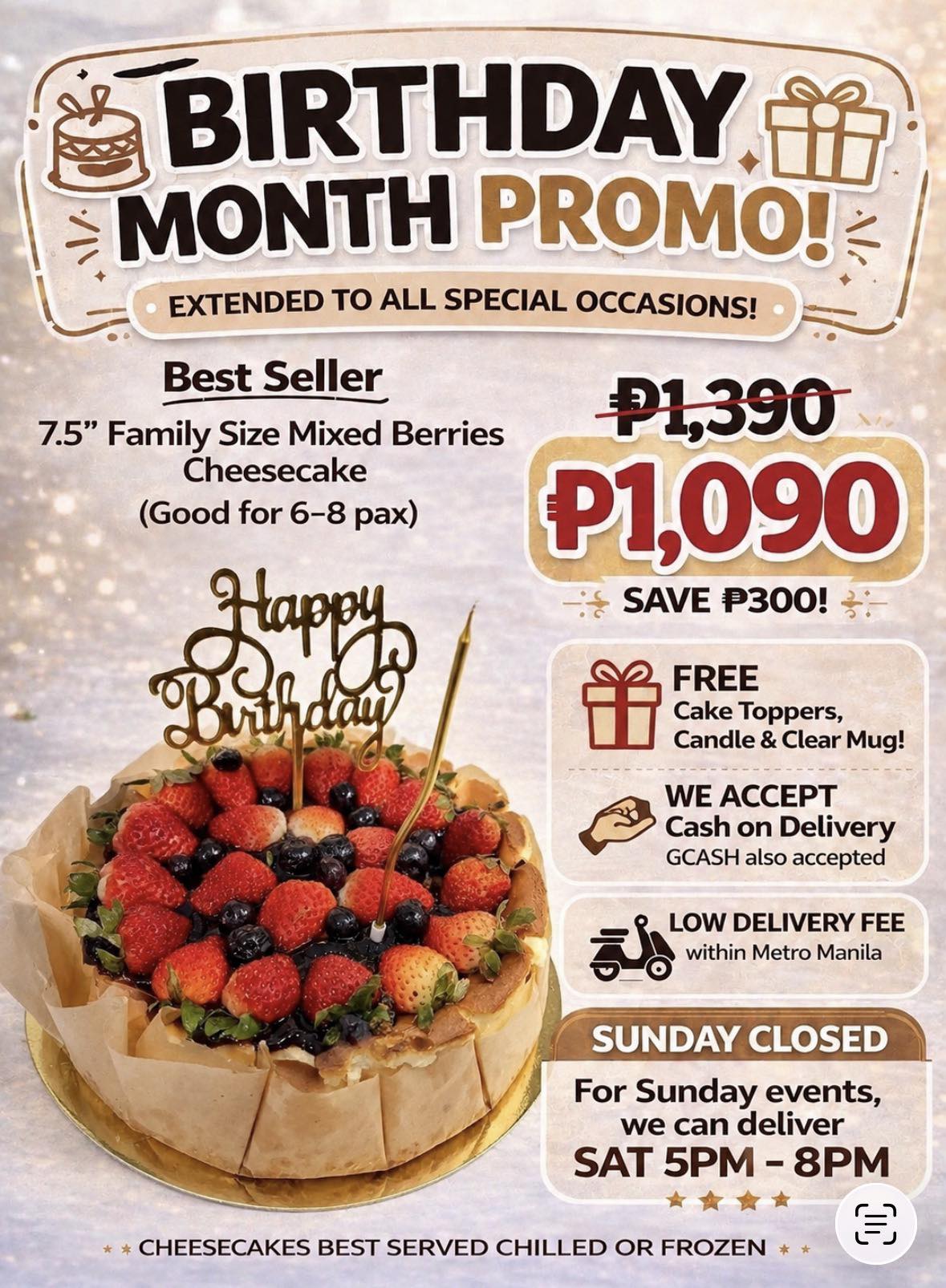 Dessert House Facebook ad