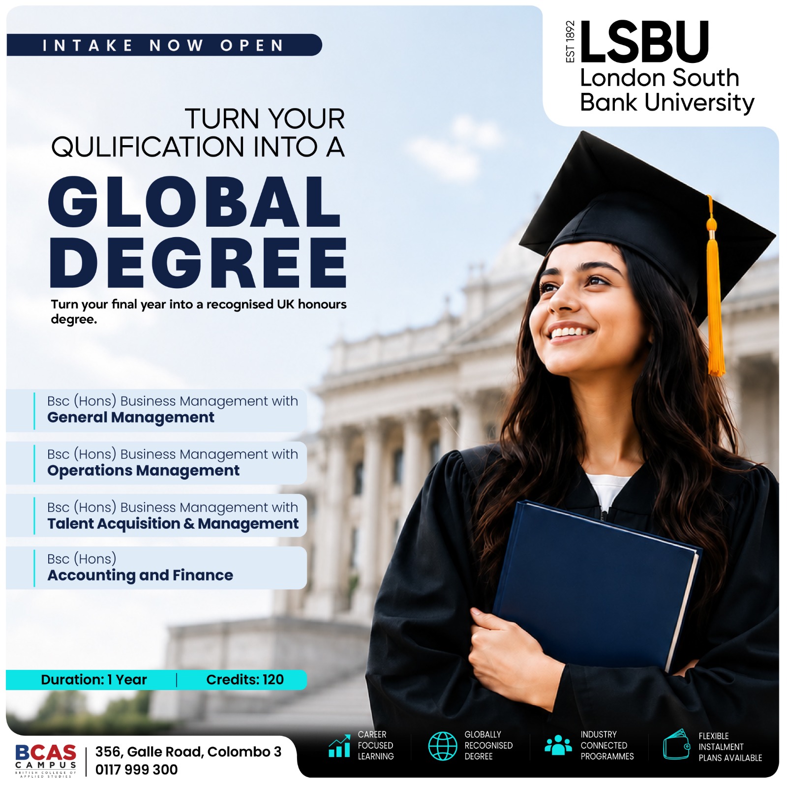 BCAS Campus Facebook ad