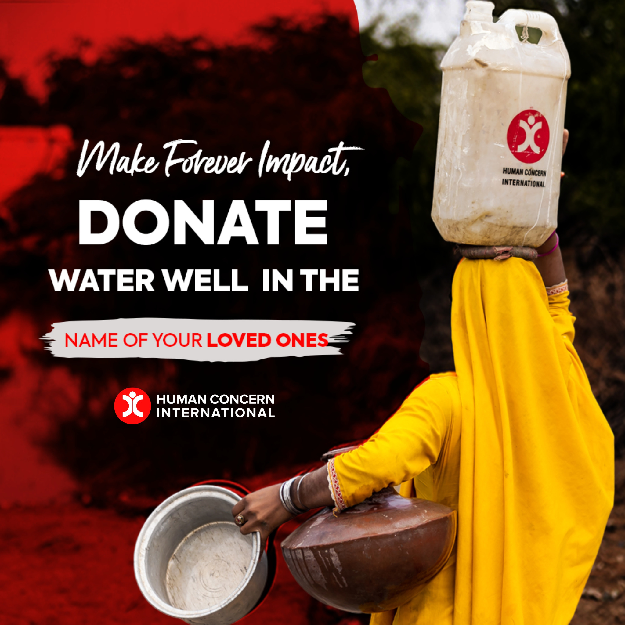 Human Concern International Facebook ad