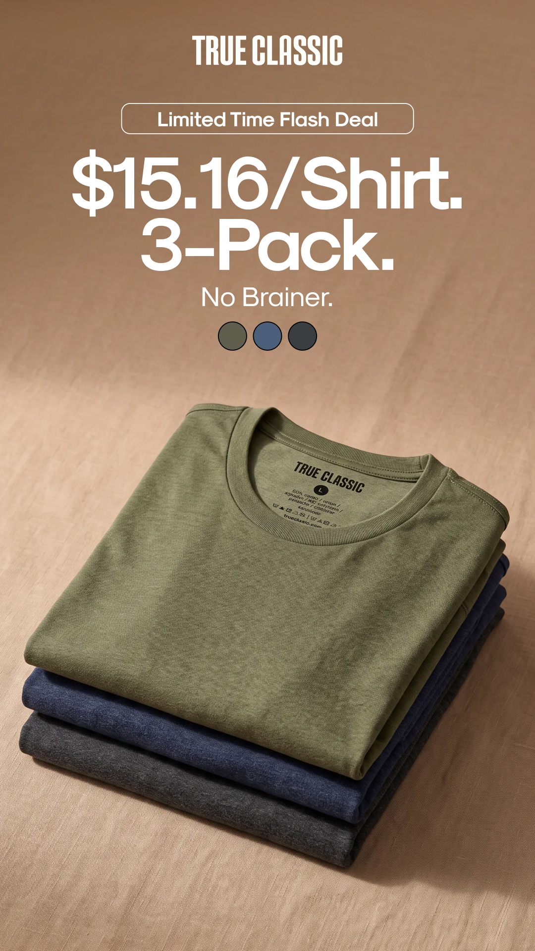 True Classic Facebook ad