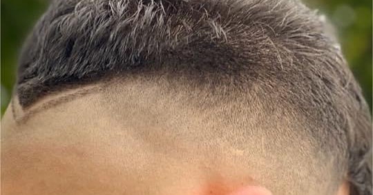 Blue Diamond barbershop Facebook ad