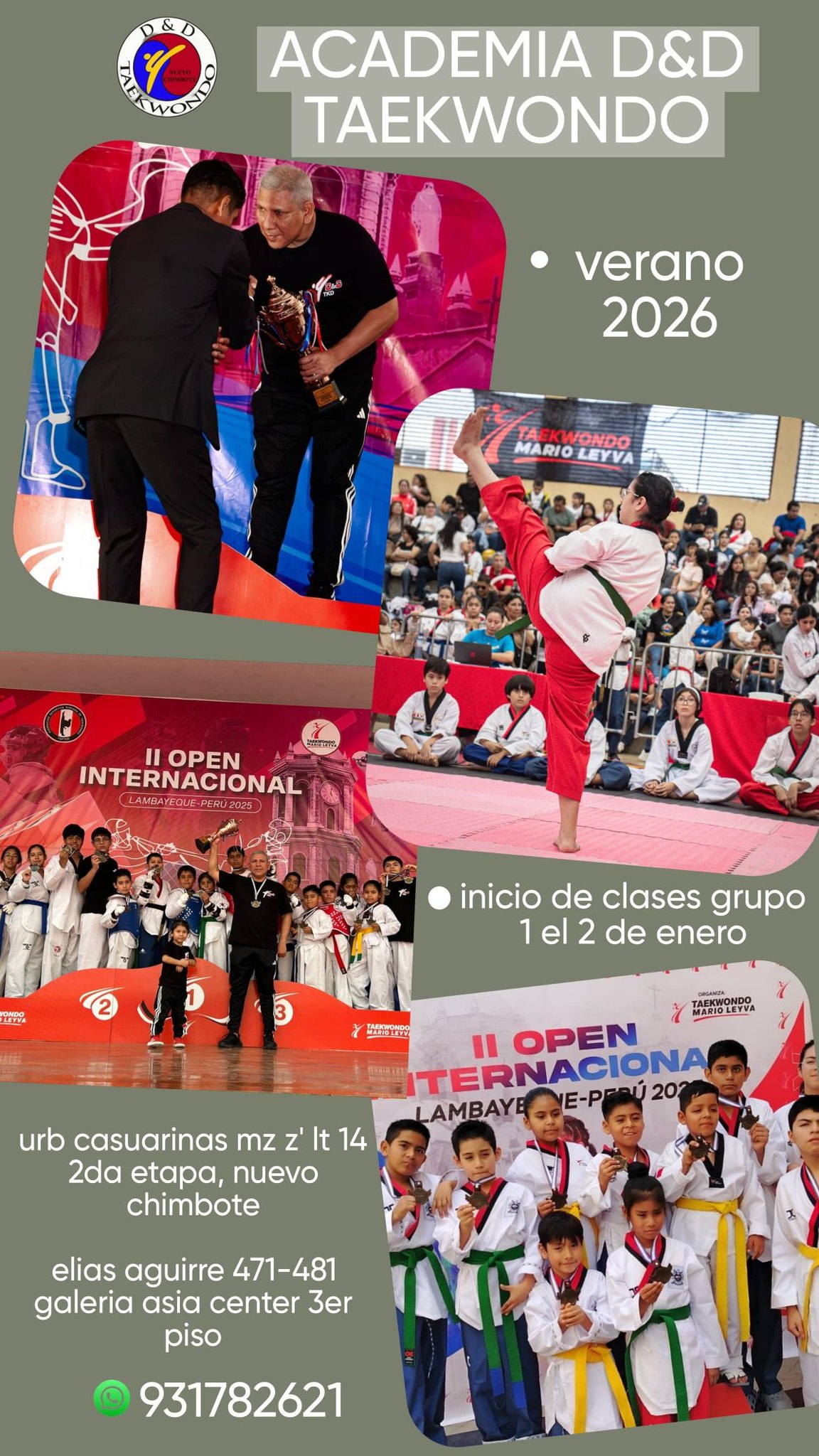Academia D&D Taekwondo Facebook ad: ¡ÚNETE A NUESTRA GRAN FAMILIA!