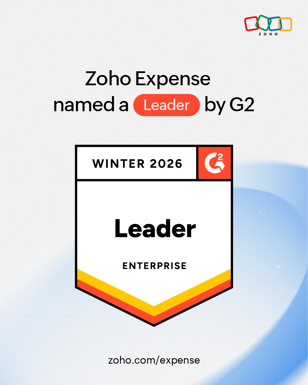 Zoho Expense Facebook ad