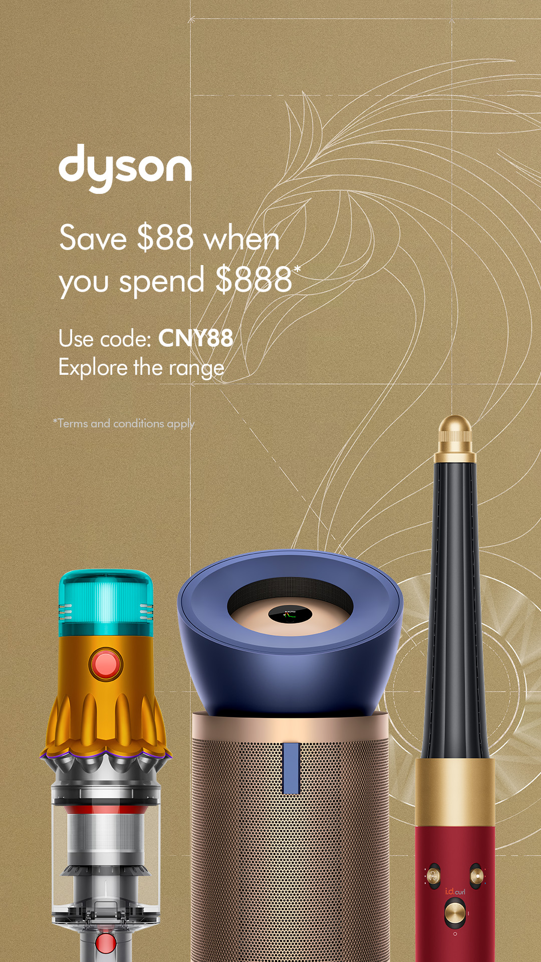 Dyson Facebook ad from Jan 21, 2026