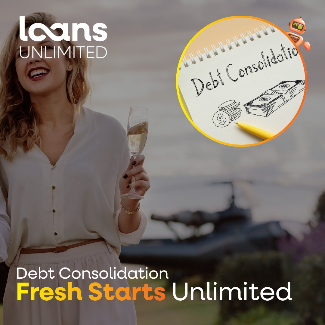 Loans Unlimited Facebook ad: Bad credit? No deposit?