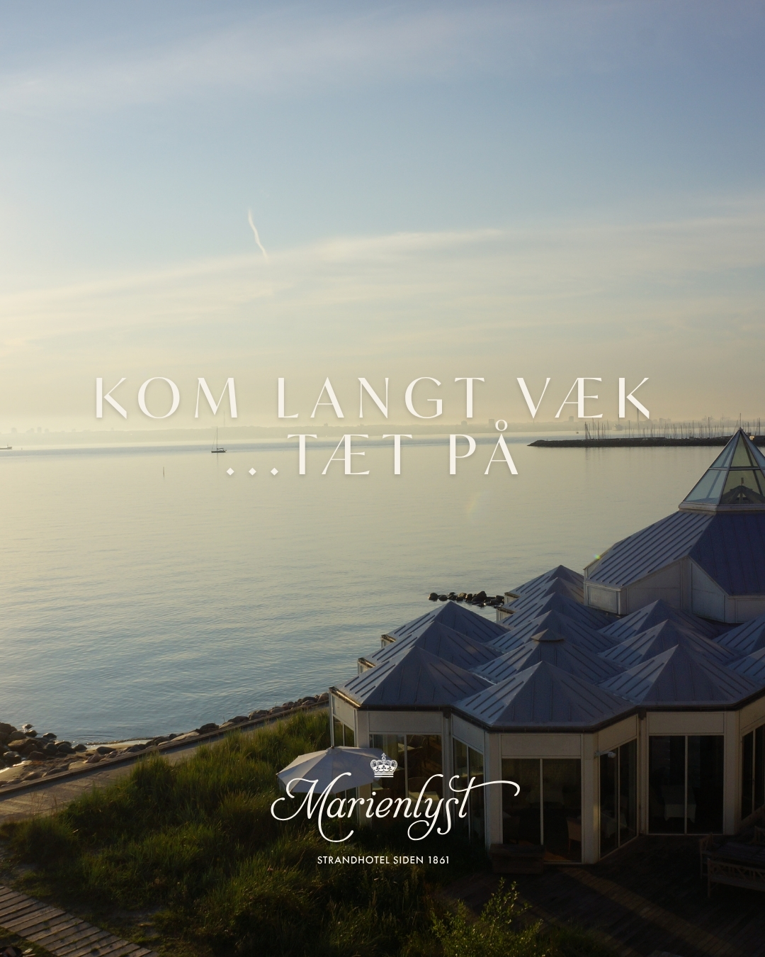 Marienlyst Strandhotel Facebook ad from May 12, 2026