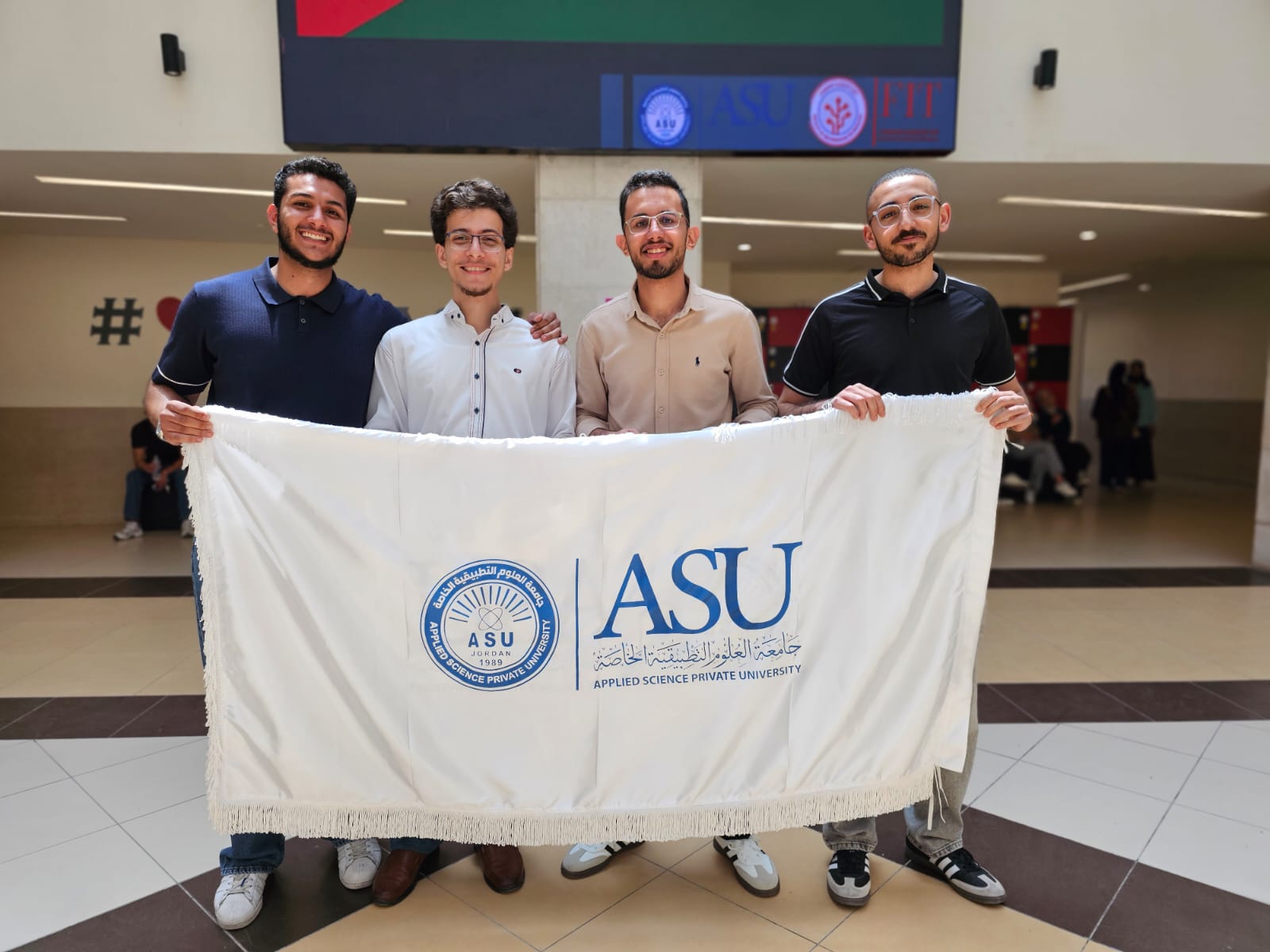Applied Science University جامعة العلوم التطبيقية الخاصة Facebook ad: العلوم التطبيقية ممثلة الأردن في هاكاثون AgenticThon للذكاء…