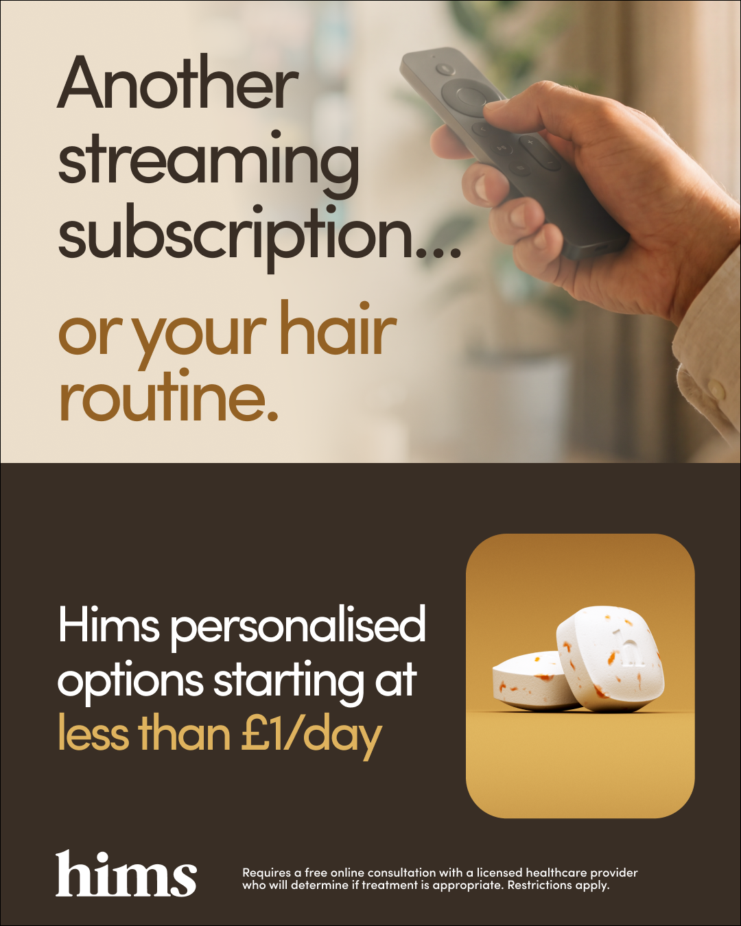 hims Facebook ad
