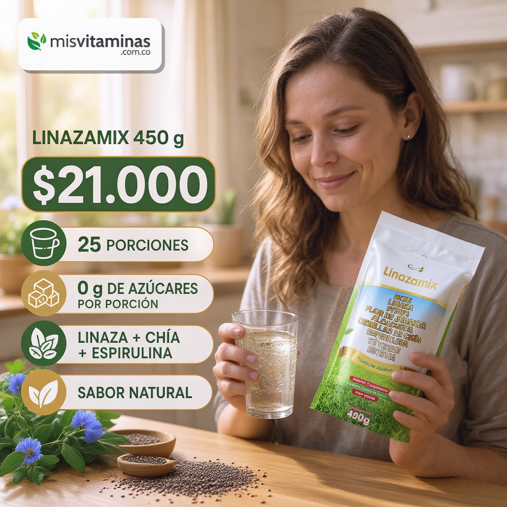 Mis Vitaminas Oficial Facebook ad: Linazamix 450 g | $21.000