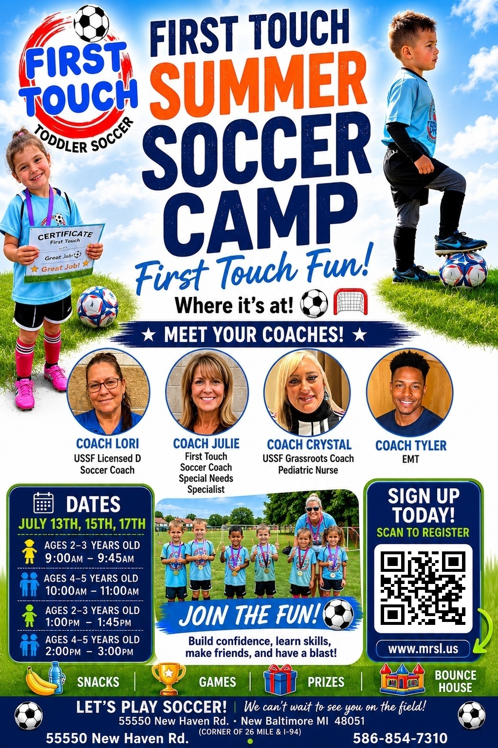 Macomb Recreational Soccer League Facebook ad