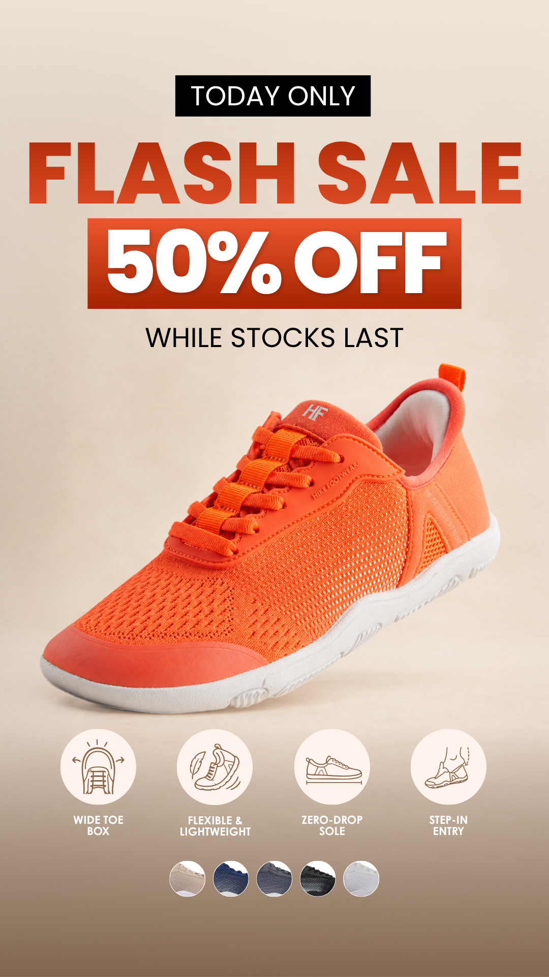 HIKE Footwear Facebook ad