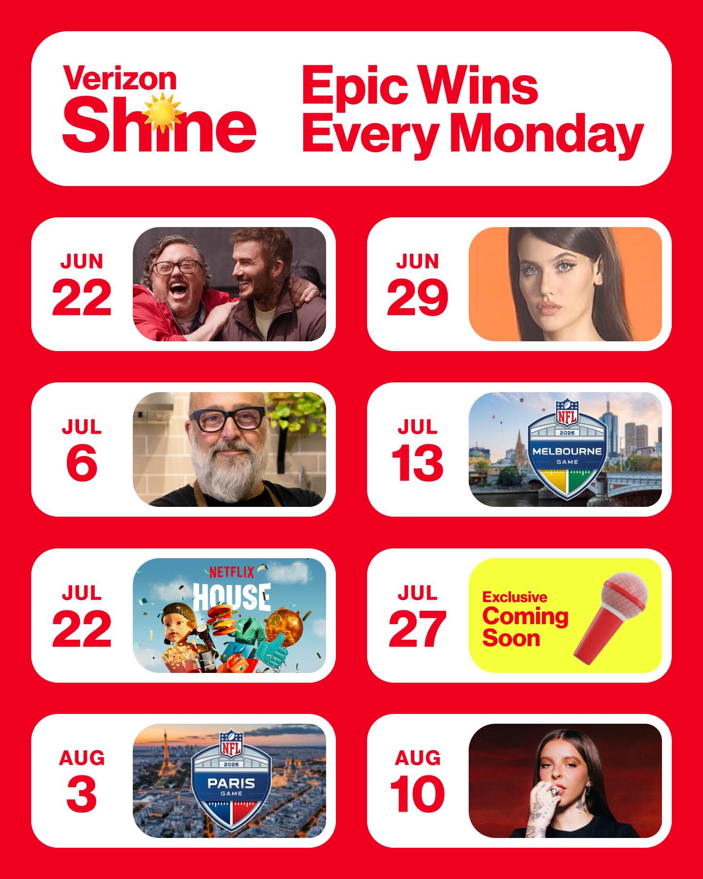Verizon Facebook ad