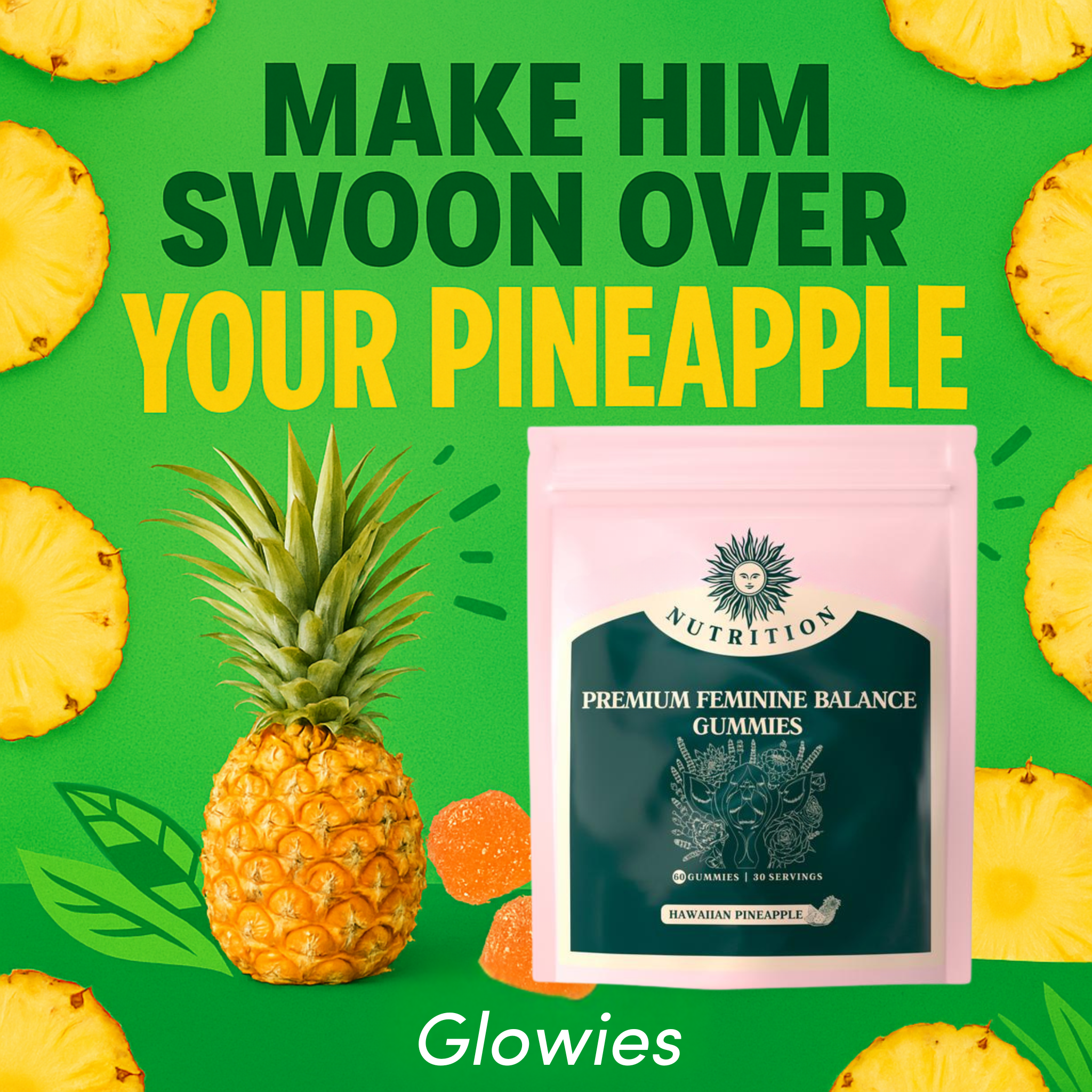 Glowies Facebook ad