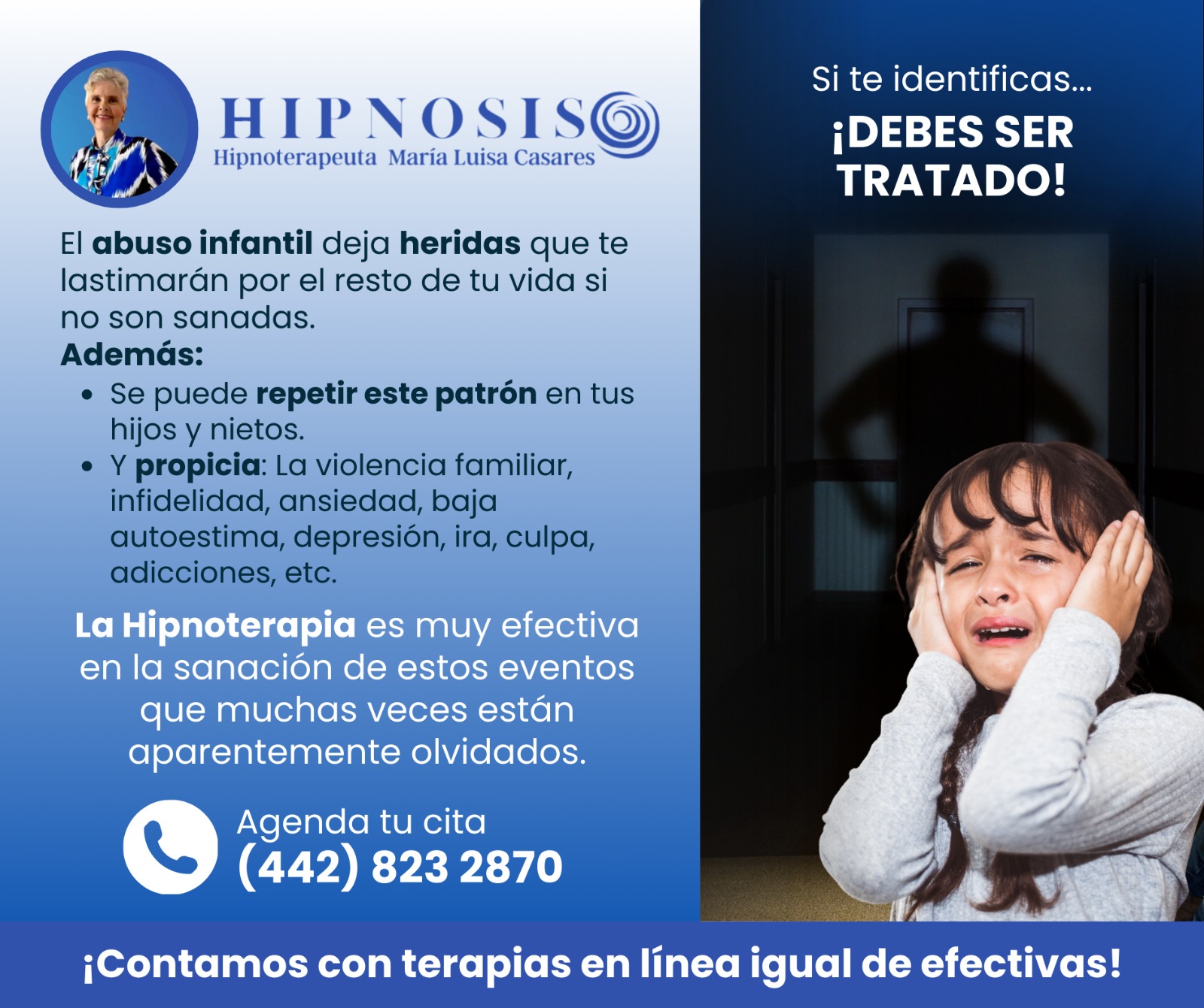 Mayka Cas Facebook ad: Hipnosis- Hipnoterapeuta