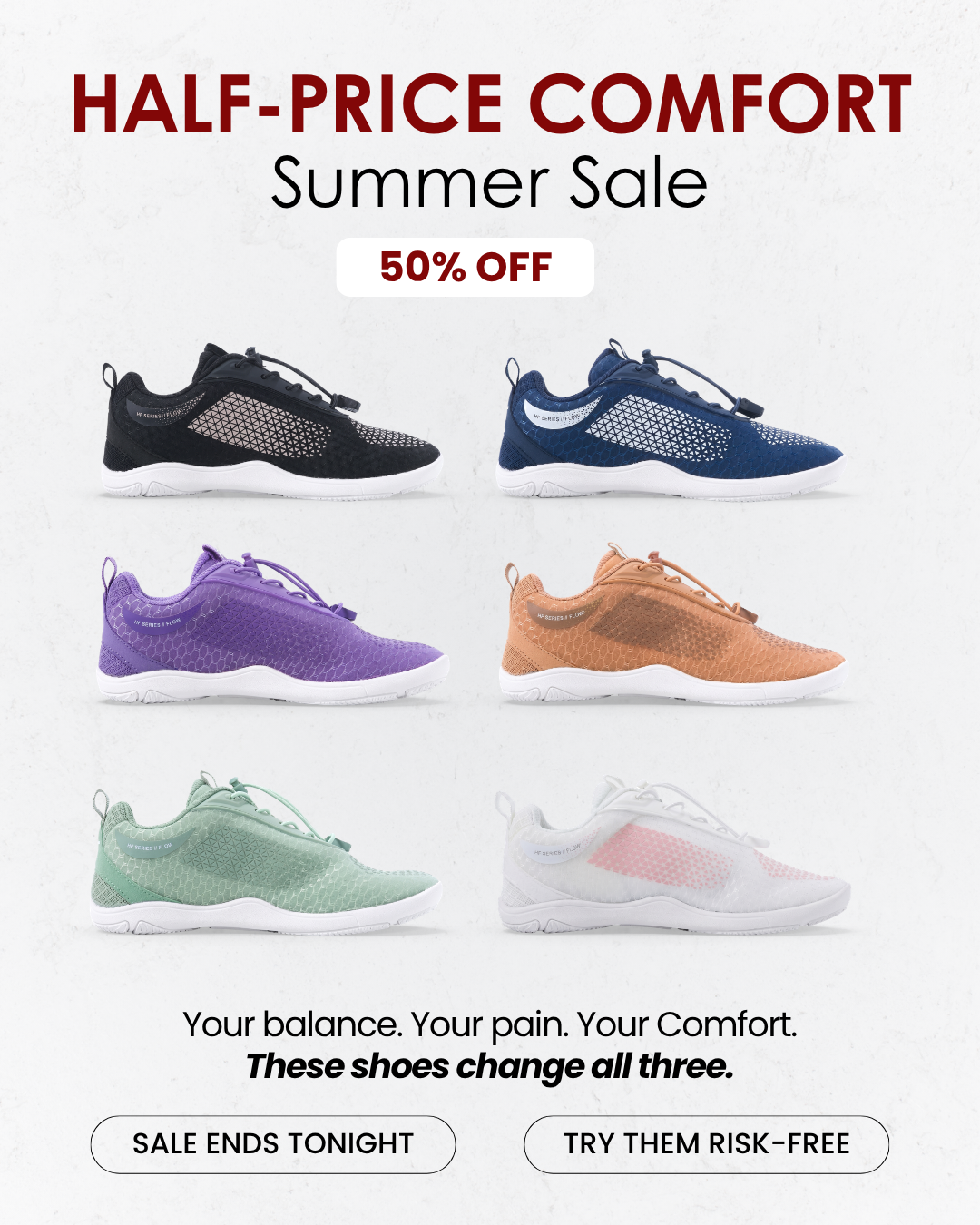 HIKE Footwear Facebook ad: Strengthen Your Feet Naturally