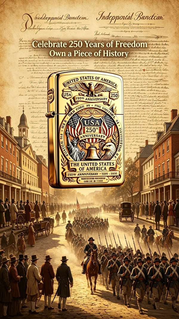 Orengei Facebook ad: USA 250th Anniversary Lighter