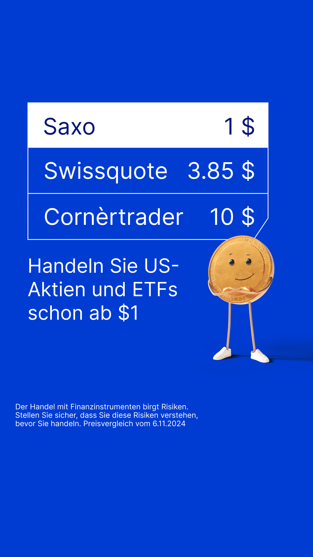 Saxo Bank Facebook ad