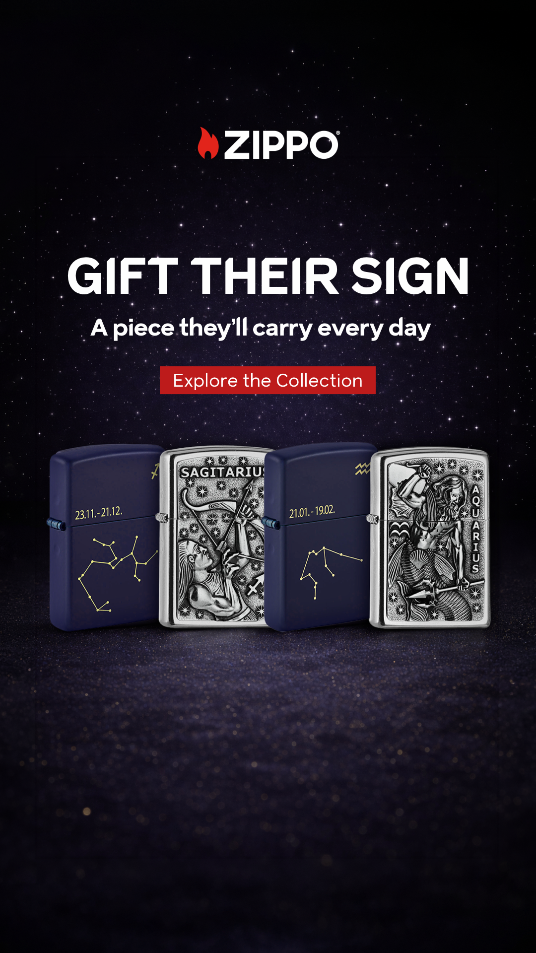 Zippo Europe Facebook ad