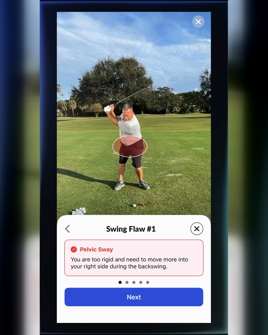 Performance Golf Facebook ad