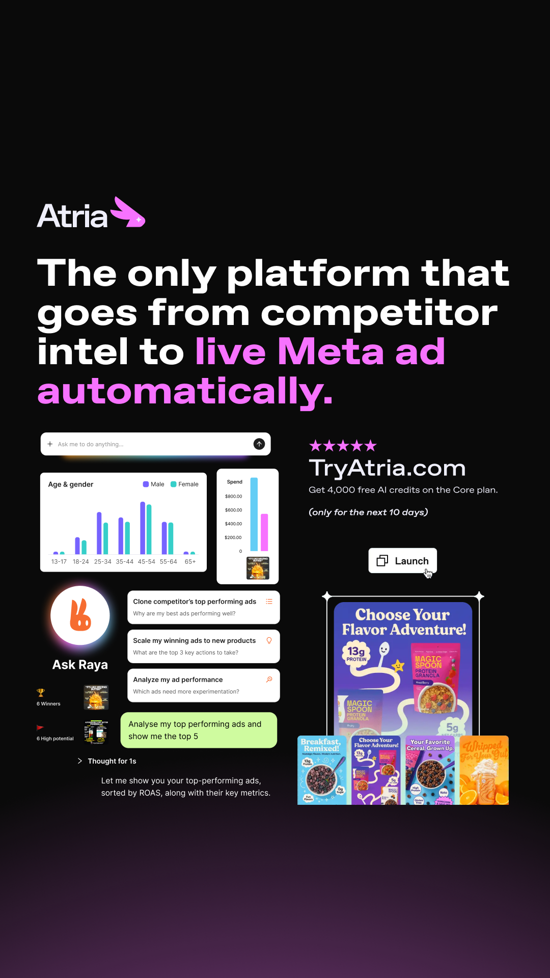 Atria AI Facebook ad