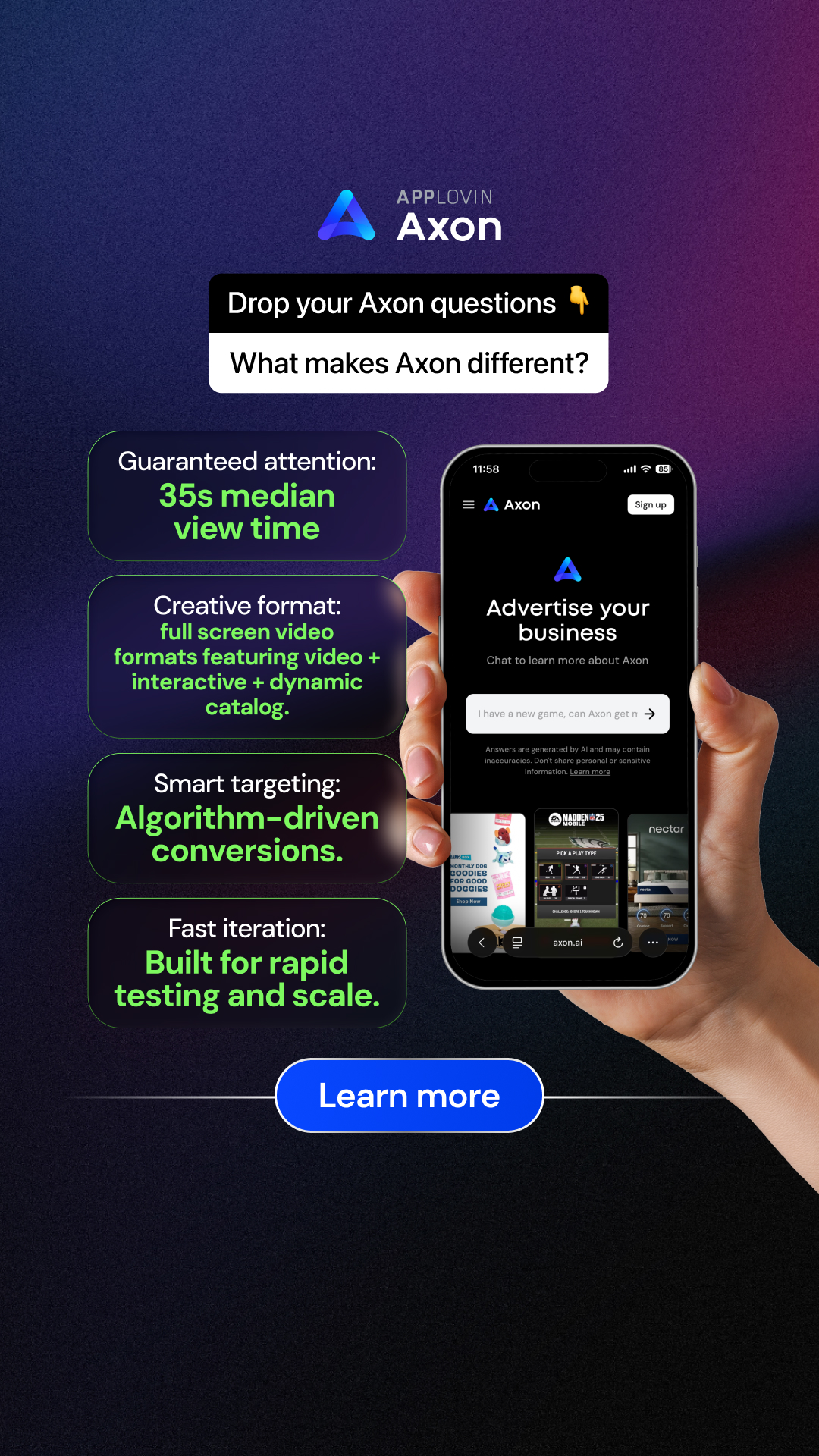 Axon.AI Facebook ad