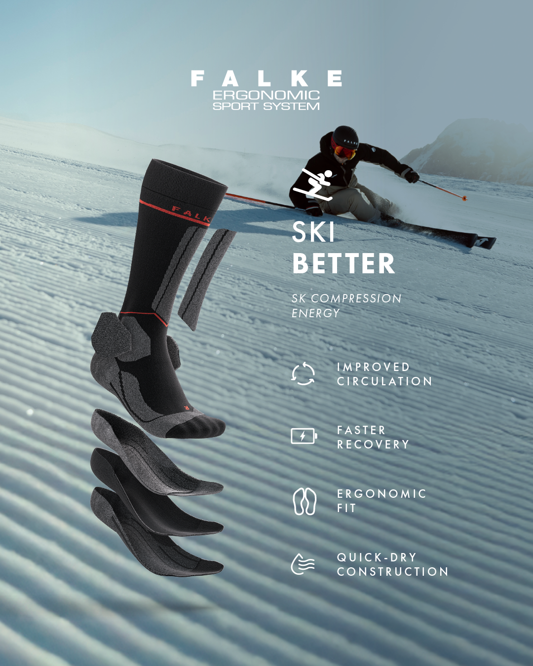 FALKE Ergonomic Sport System Facebook ad