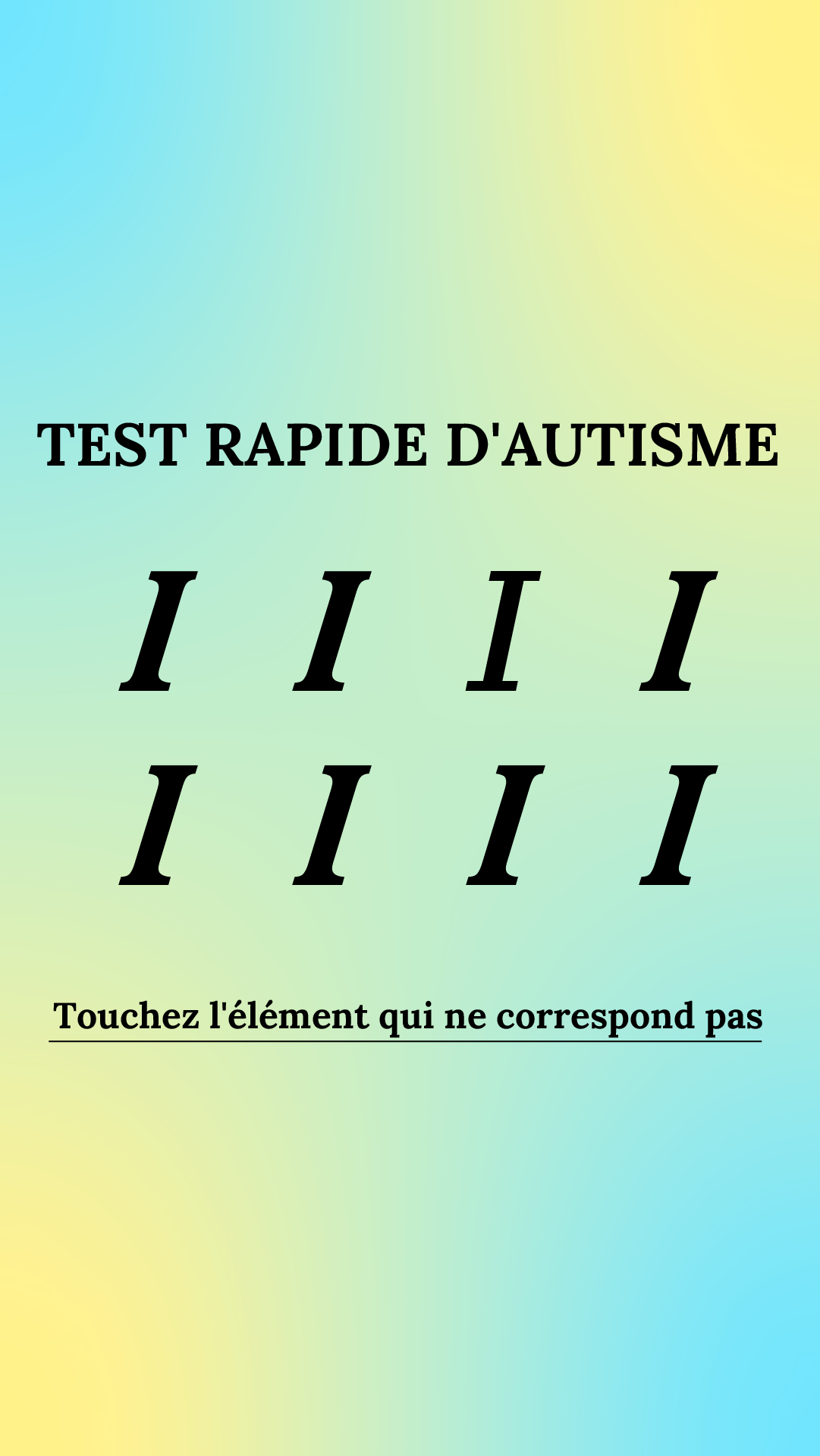 International Brain Test Facebook ad