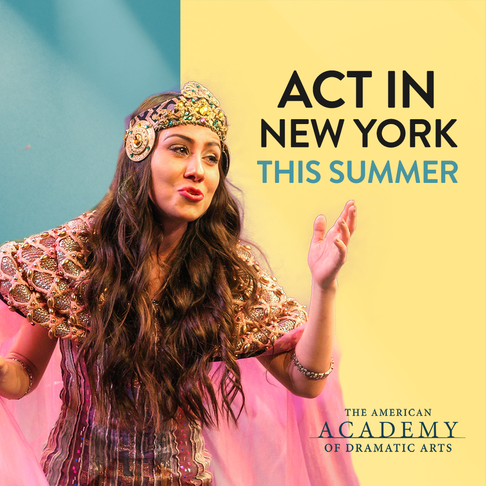 The American Academy of Dramatic Arts Facebook ad: Act in New York this Summer