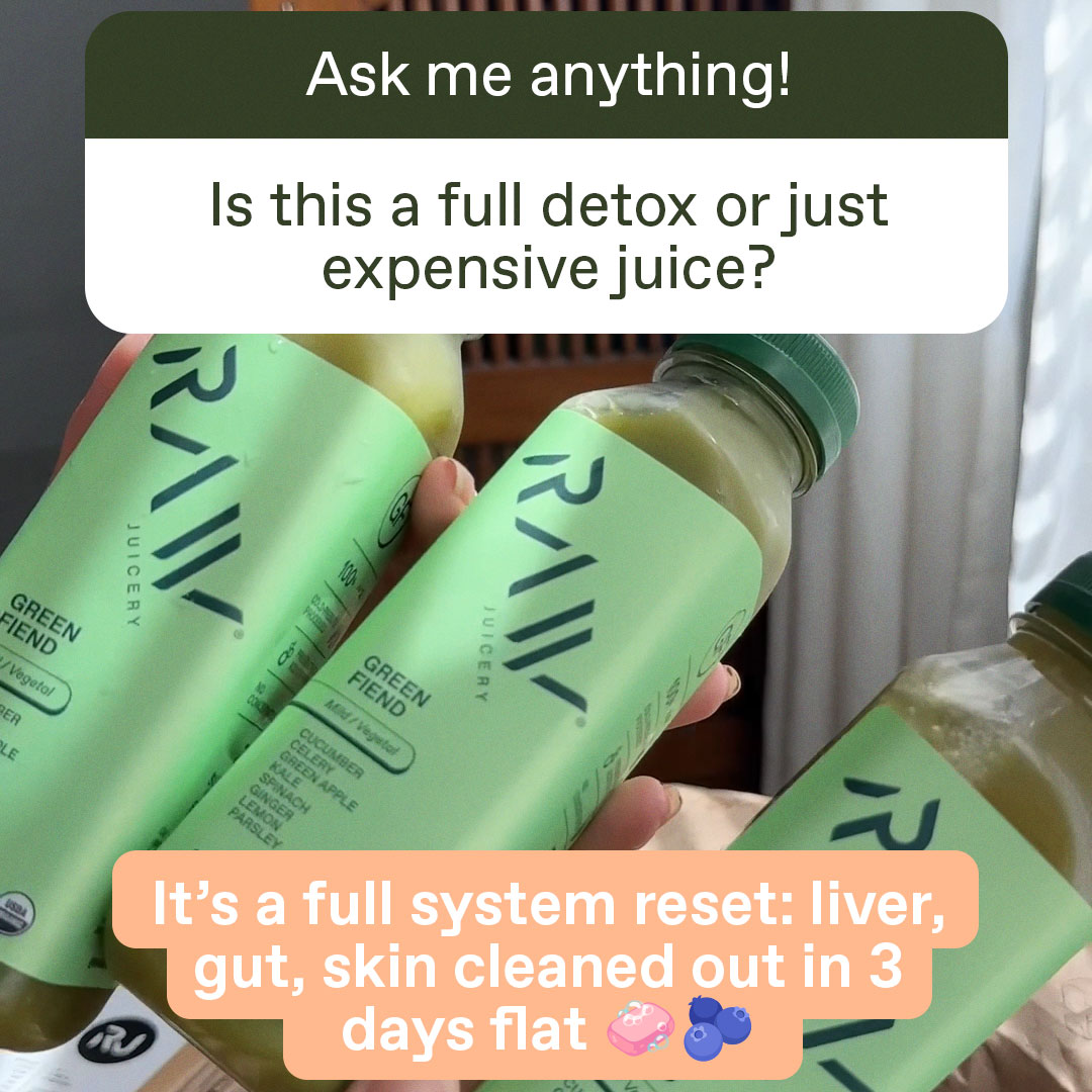 Raw Juicery Facebook ad