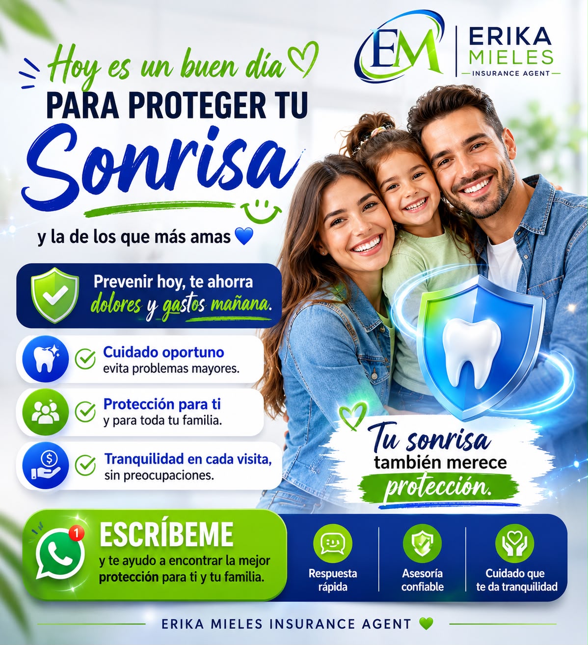 Erika MielesInsurance Broker Facebook ad