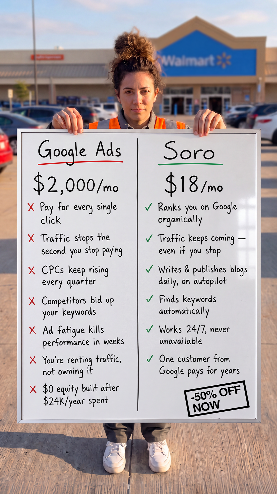 Soro SEO Facebook ad